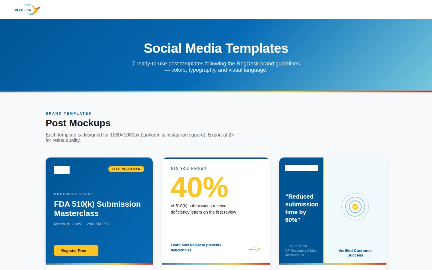 Social Media Templates